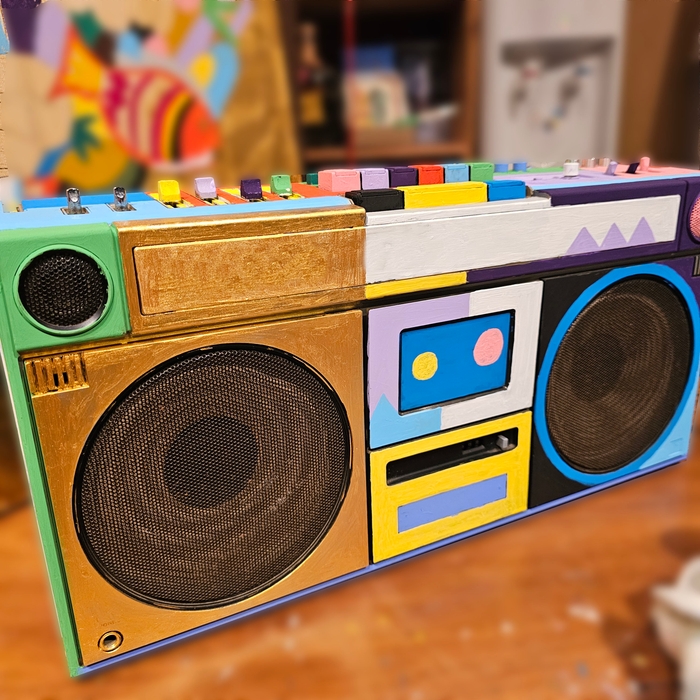 リボーンペイント「ポップラジカセ」