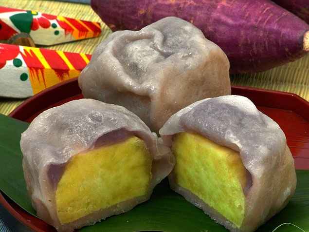 紫いきなり団子