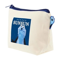 パペットスンスンのぬいぐるみのようなティッシュカバー。シンプルな巾着やポーチも。[予約受付中]