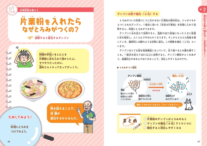 片栗粉を入れたらなぜとろみがつくの?