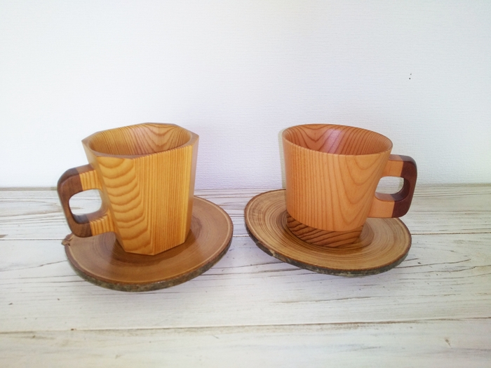 木の手作りコップ by 木の器工房リウ