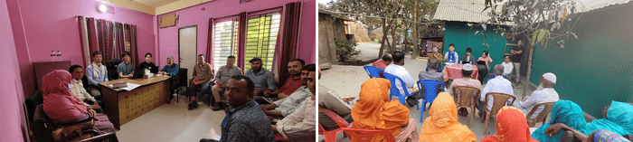 現地農業関係者との打合せ・ヒアリングの様子