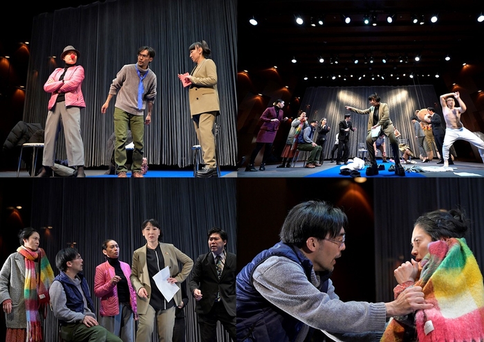 『ニッポン人は亡命する。』舞台写真 2025年1月 於シアターX 撮影:都筑淳