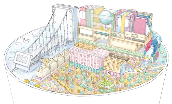 「リアルミッケ!in ODAIBA」 ミニチュア作品 イメージ