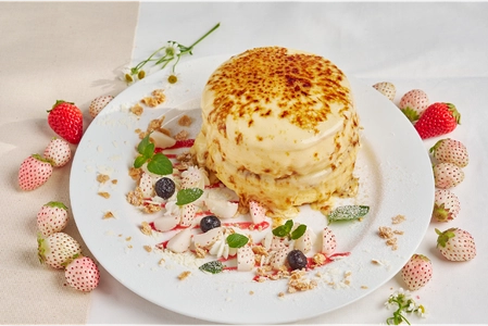 静岡たまご専門店「TAMAGOYA」でホワイトデー限定の パンケーキが期間限定で登場！