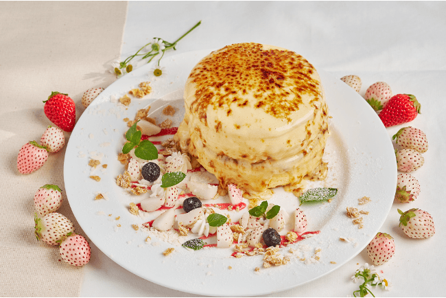 ホワイトショコラブリュレパンケーキ