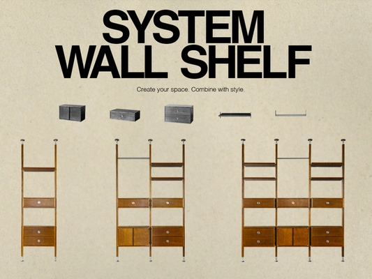 1988年創業の家具店「PACIFIC FURNITURE SERVICE」が 組み合わせ自由な木製ウォールシェルフ 『System Wall Shelf』を店舗限定で販売開始！
