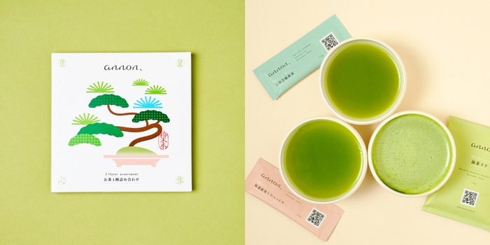 平岡商店 annon お茶3種詰め合わせ 盆栽