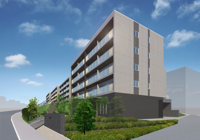 フロール梶が谷」完成予想CG *完成予想CGは計画段階の図面を基に描き起こしたもので、実際とは異なります