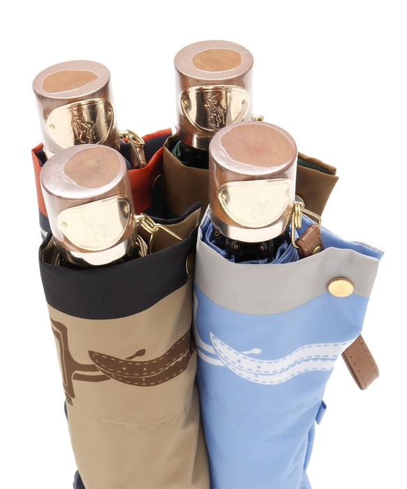 ポロラルフローレン折りたたみ傘 日本製 21-119-10798-02