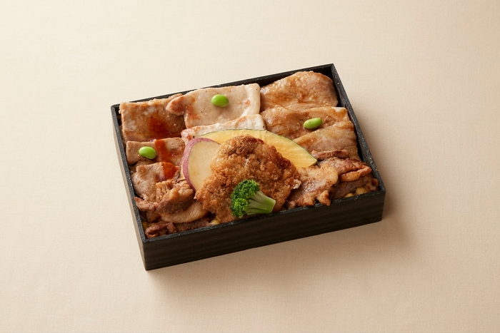 【掛村】「夢の大地4元豚食べ比べ弁当」