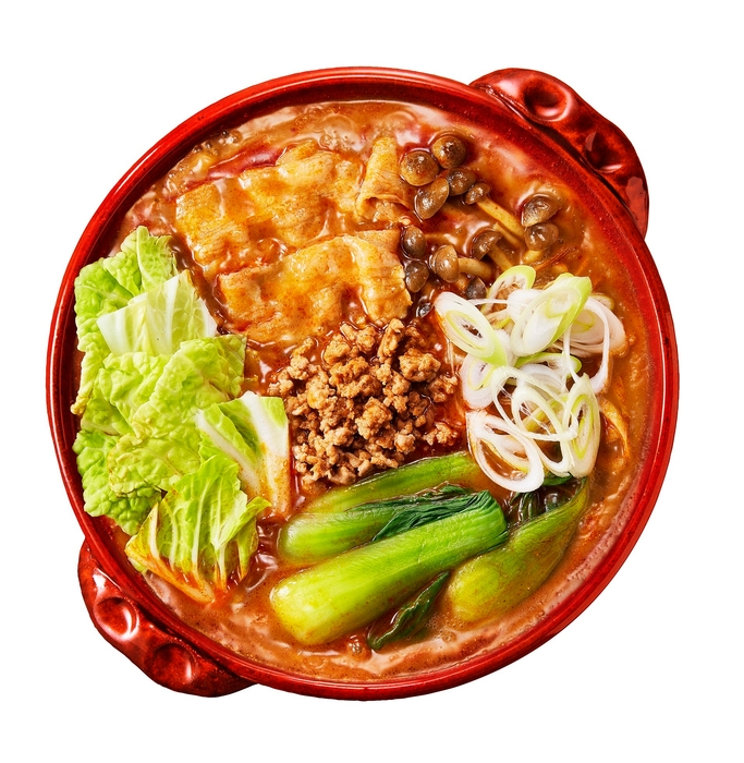 調理例(一風堂 ごま坦々風極からか)