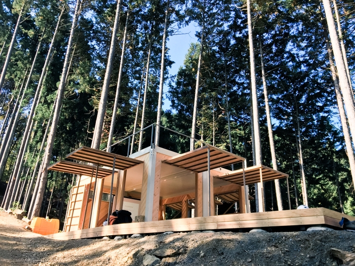 森林の中にポツンと現れるmokkiの森