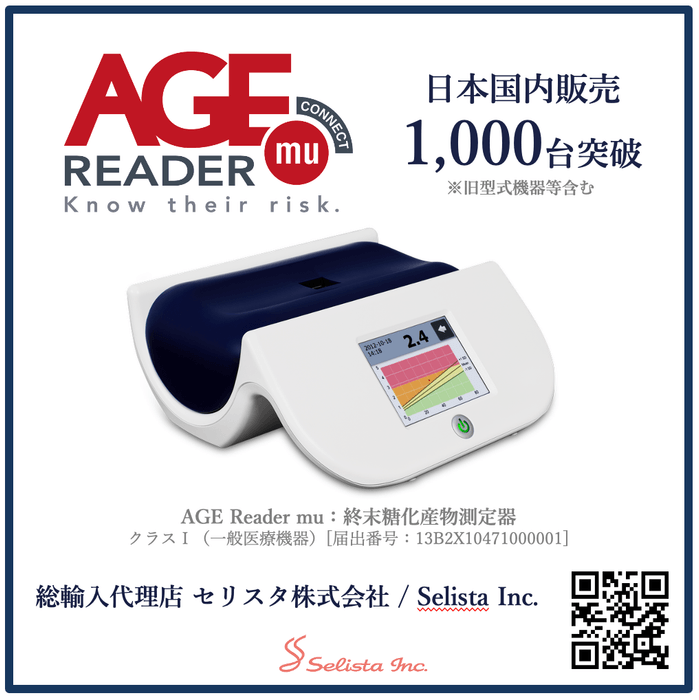 Age Reader 1,000台突破_Selista