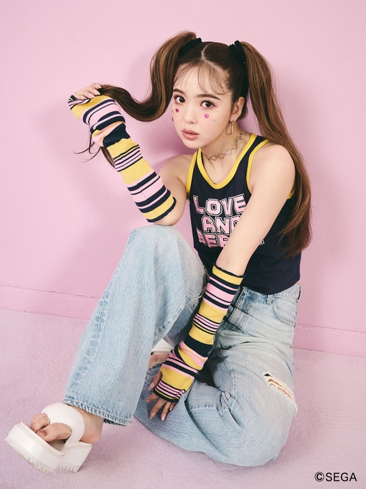 キラキラタンク&アームウォーマー2