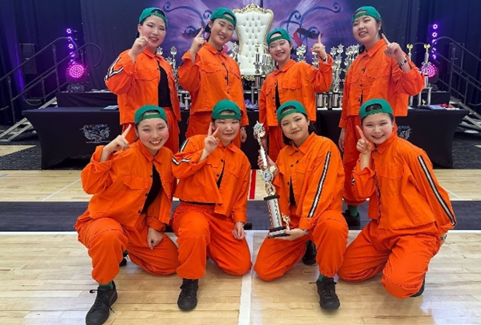 アメリカ国際大会表彰式後の様子