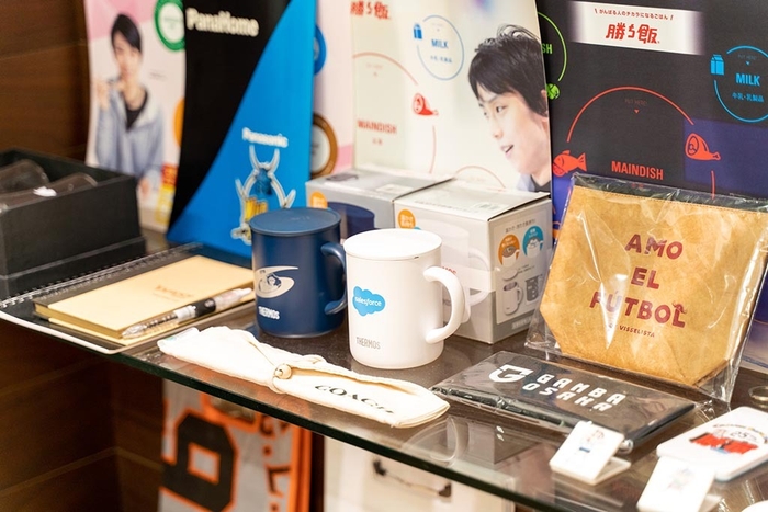 名入れしたノベルティグッズ