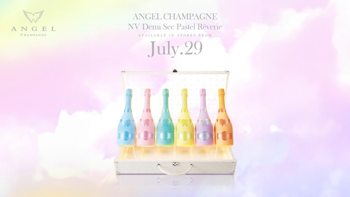 日本上陸7周年を迎えた『ANGEL CHAMPAGNE』が アタッシュケース 『NV Demi Sec Pastel Reverie(パステル・レヴリ)』を 2025年7月29日(火)より販売開始！