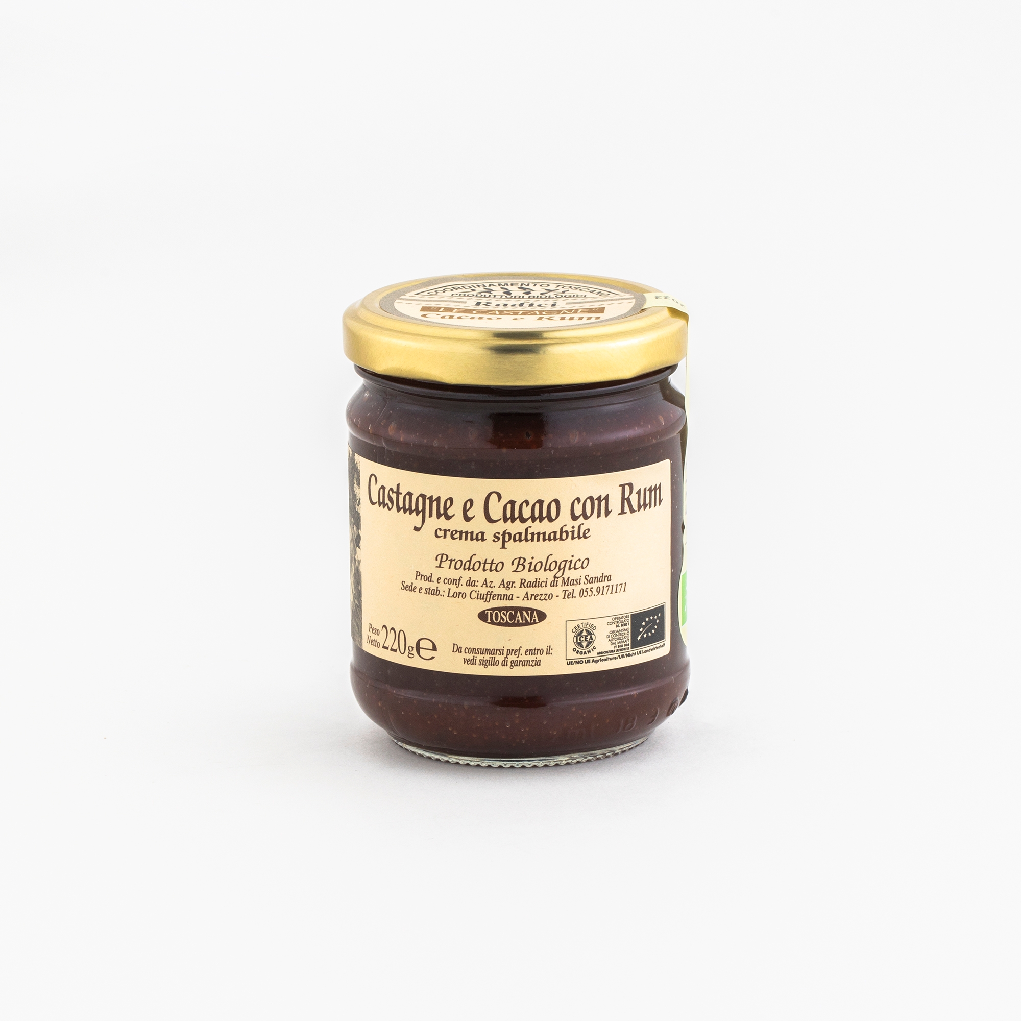 栗のクリーム・チョコラム風味220g ¥1180