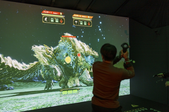 ▲「モンスターハンター・ザ・フィールド inニジゲンノモリ」