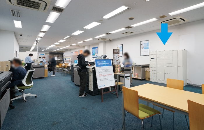 横浜駅西口店 店内の設置模様