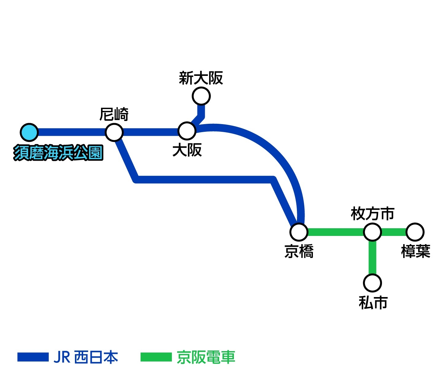 【京阪電車】 「ライナー」「プレミアムカー」をご利用の際は、 別途、座席指定券の購入が必要です。  【JR西日本】 特急列車や新快速 Aシート(有料座席サービス)を ご利用の際には、別途、特急券や指定席券の購入が必要です