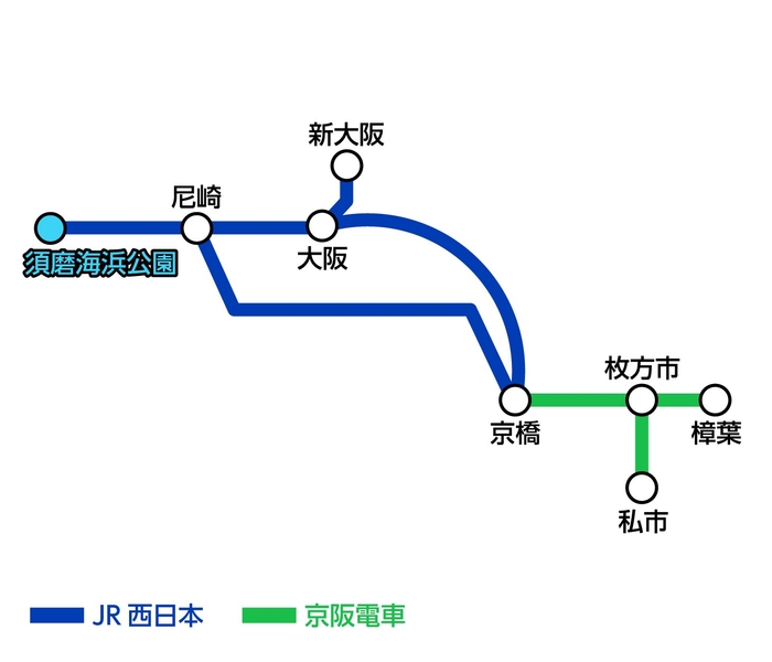 【京阪電車】 「ライナー」「プレミアムカー」をご利用の際は、 別途、座席指定券の購入が必要です。  【JR西日本】 特急列車や新快速 Aシート(有料座席サービス)を ご利用の際には、別途、特急券や指定席券の購入が必要です