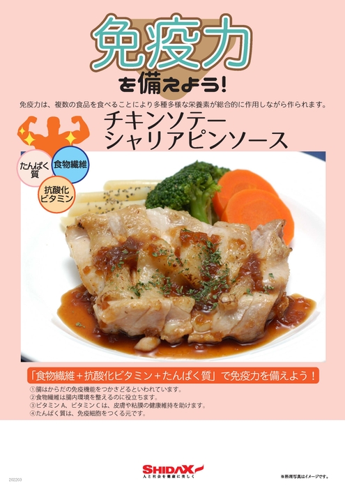 免疫力がテーマのメニュー
