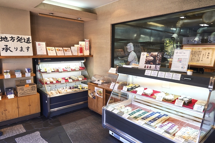 京の地豆腐 久在屋本店 内観