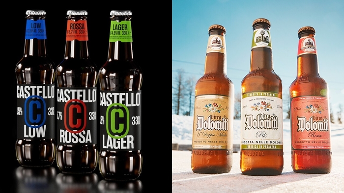 カステッロブランド(左)&ドロミティブランド(右)イメージ