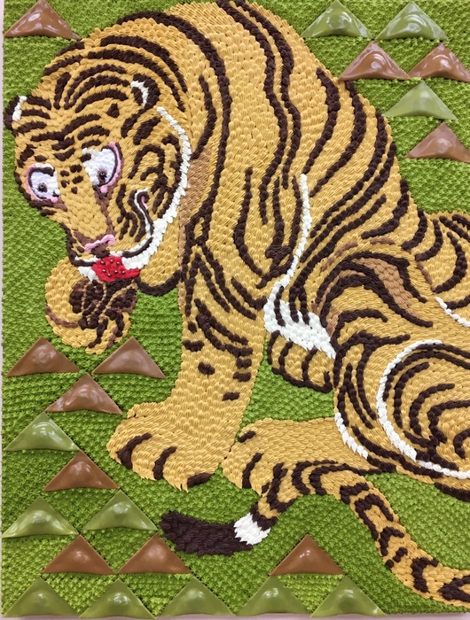 伊藤若冲 虎図オマージュ作品