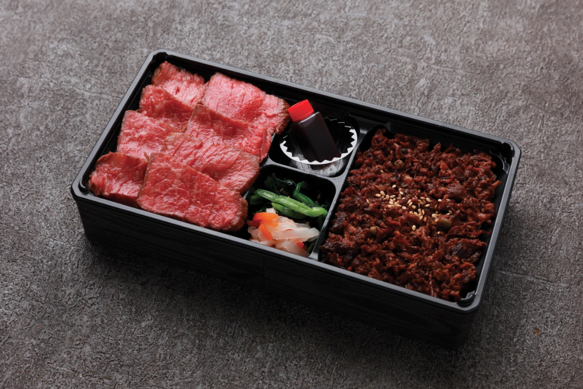 希少部位焼肉&実山椒入り牛しぐれ煮重