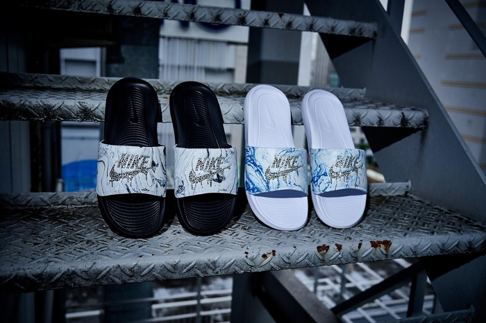 VICTORY ONE CUSTOM|MARBLE BLACK(左)、WHITE SKY(みぎ)