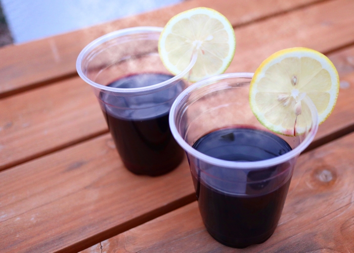 ▲ホットワイン/750円(税込)