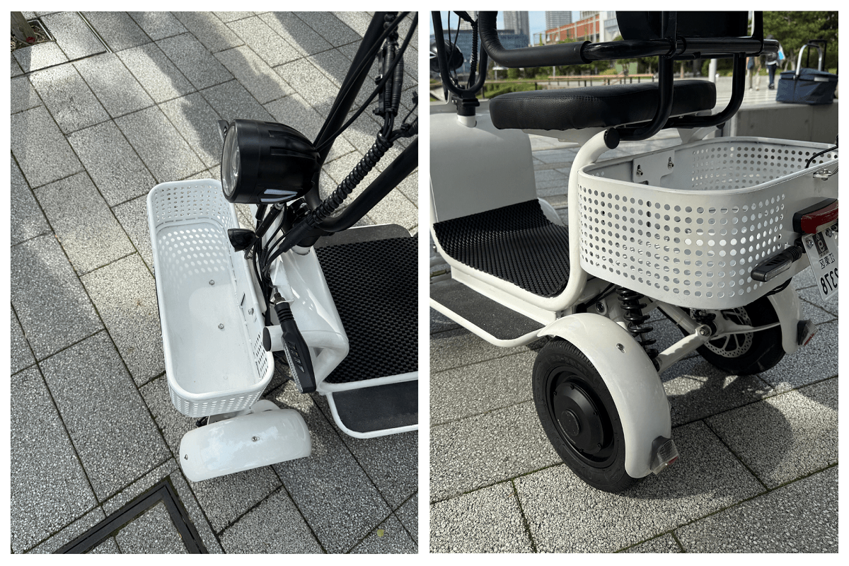 エレポーター前後のカゴ