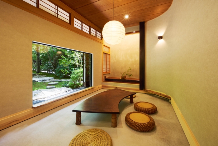 「非日常」を演出する土間リビング