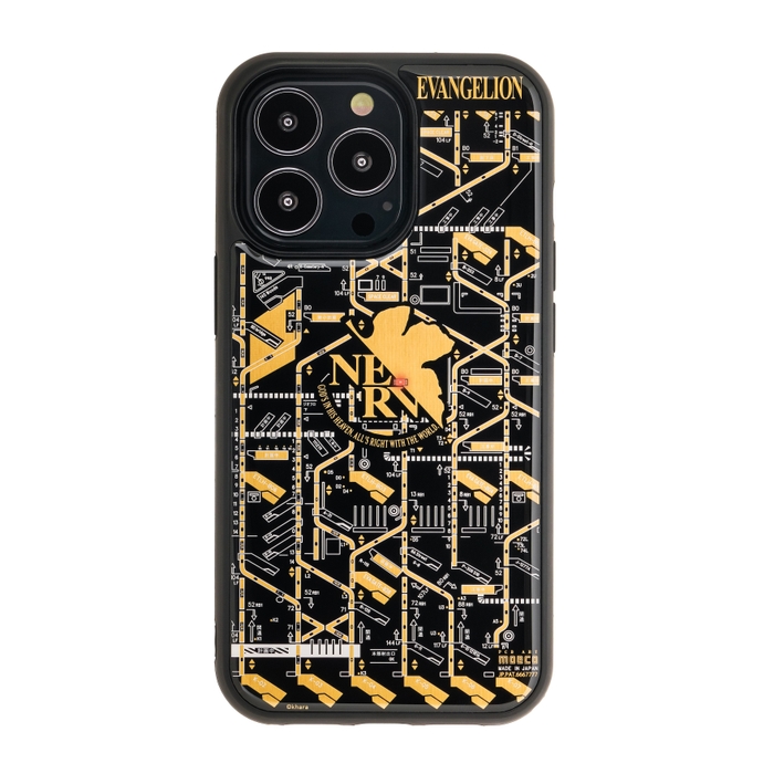 FLASH NERV 基板アート iPhone 13Proケース 黒