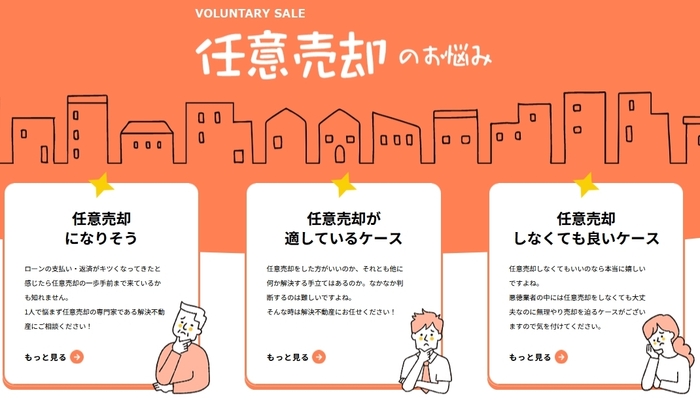 解決不動産 任意売却