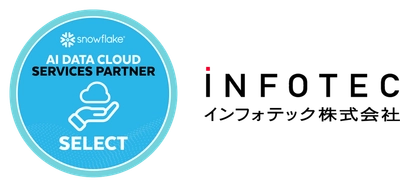 インフォテック、SnowflakeのAI データクラウドサービスパートナー「SELECT」に認定