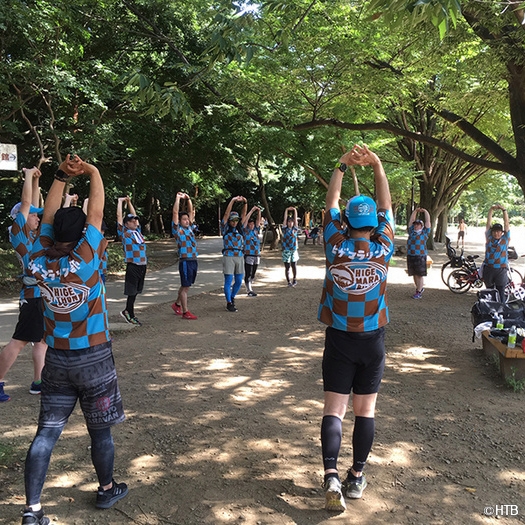 ヒゲマラソン部 練習会(C)HTB