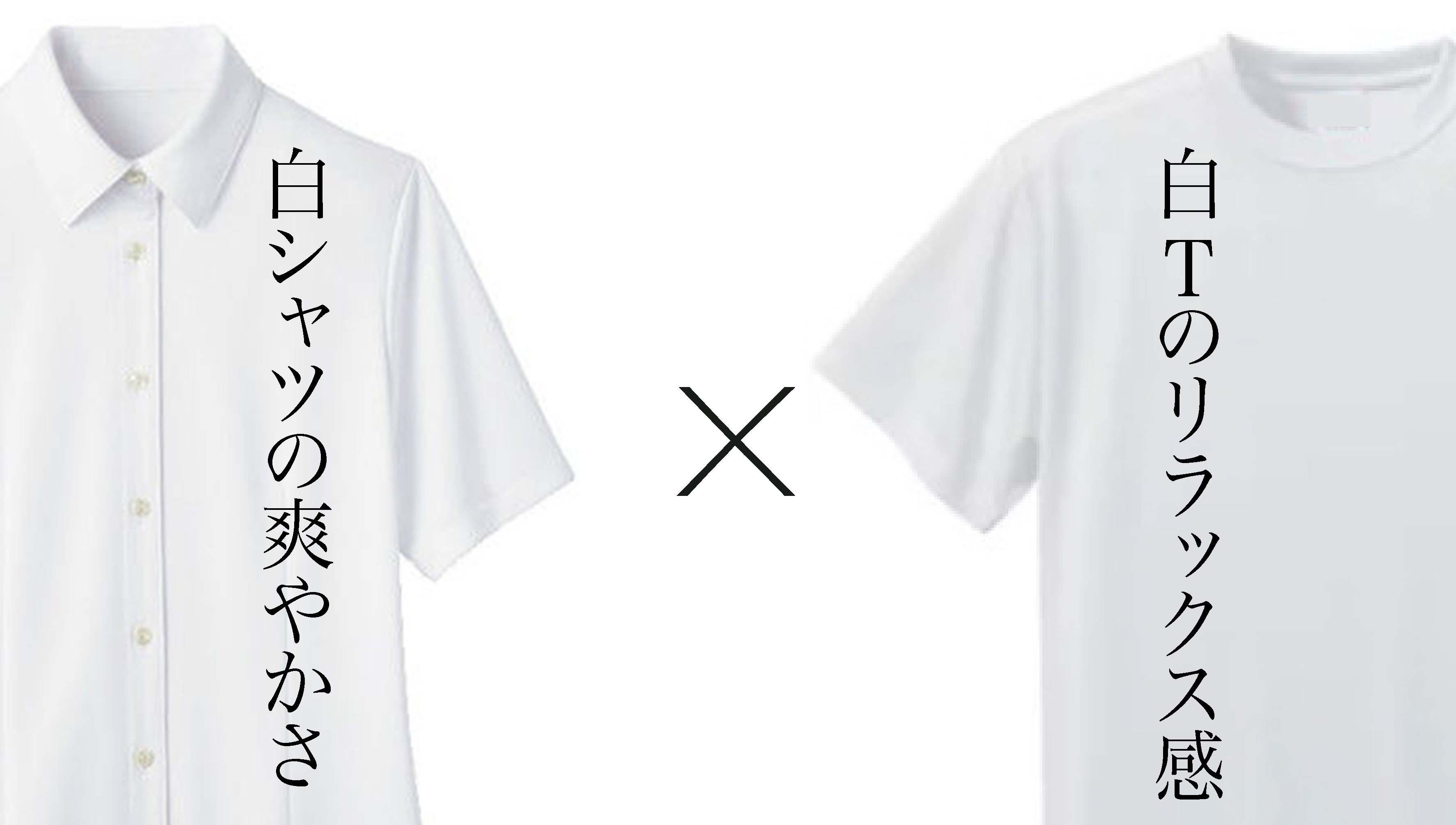 YシャツとTシャツのハイブリッド