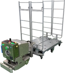 愛知機械テクノシステムが、関西フローズン広島支店の -25℃の冷凍倉庫に対応した無人搬送車(AGV)を納入