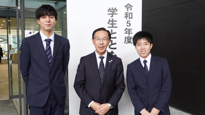 京都府知事　西脇様と共に