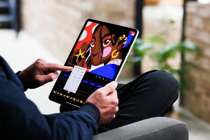 撮影処理(クレジット: Procreate, Lucas Wakamatsu のアニメーション作品)