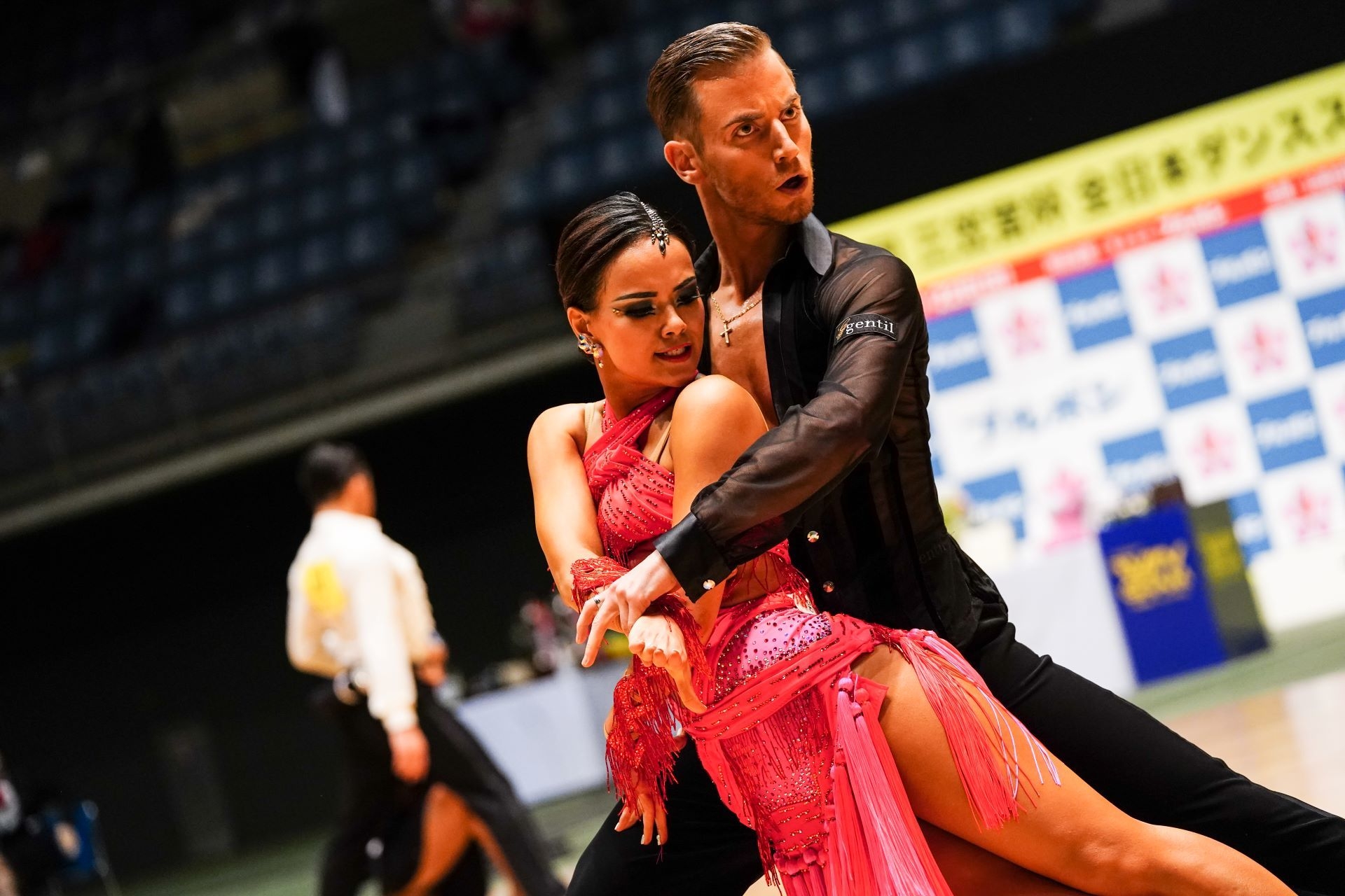 吉川 あみ&Tudor Andrei(競技写真)