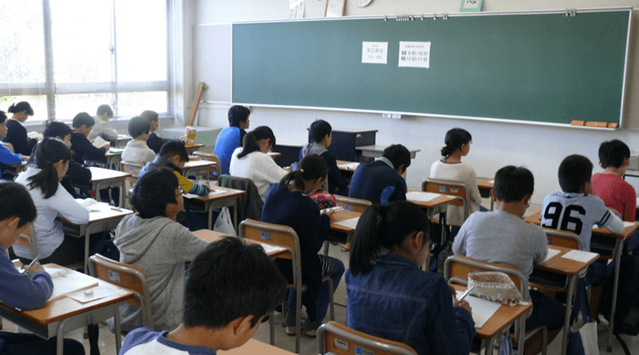 令和6年(2024年)に実施した体験模試の様子