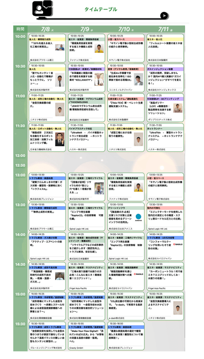 タイムテーブル