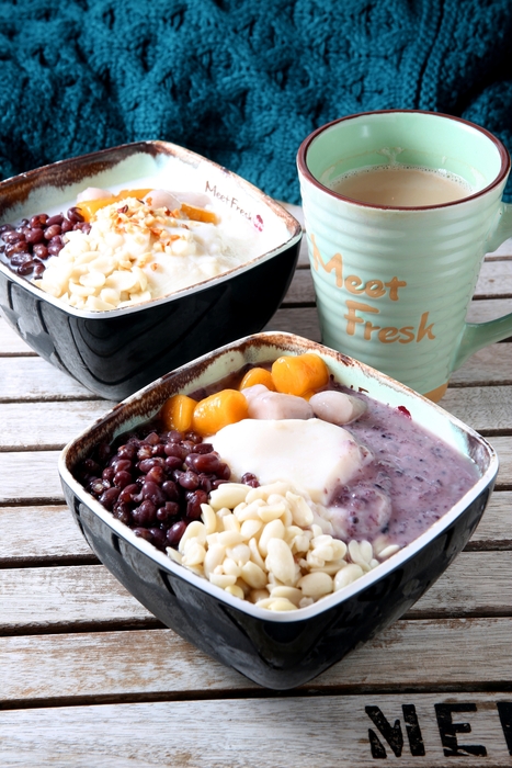 紫黒米&ミルク豆花_1