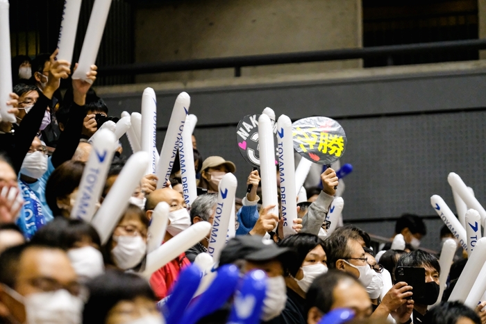 富山ドリームス 試合会場の様子