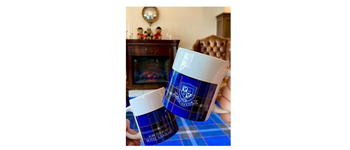 ホテルオリジナルマグカップ|神戸タータン